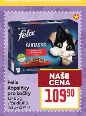Felix Kapsičky pro kočky 12× 85 g