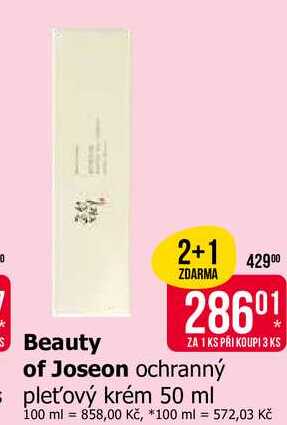 Beauty of Joseon ochranný pleťový krém 50 ml 