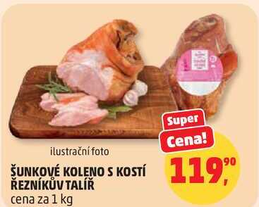 ŠUNKOVÉ KOLENO S KOSTÍ ŘEZNÍKŮV TALÍŘ, cena za 1 kg 