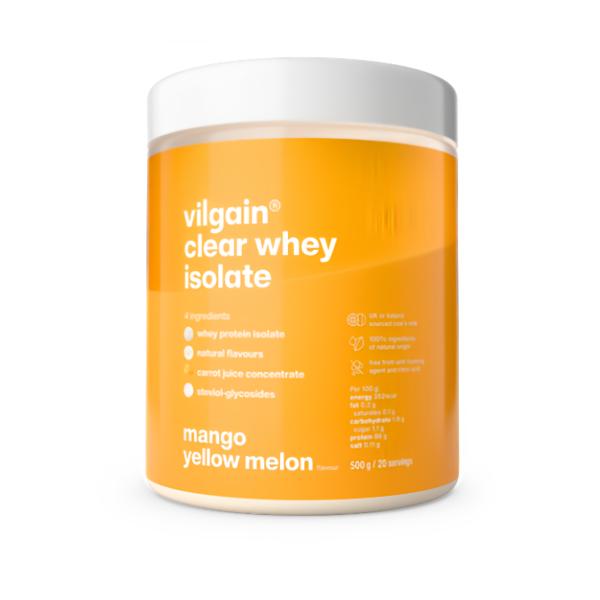 Vilgain Clear Whey Isolate žlutý meloun s mangem