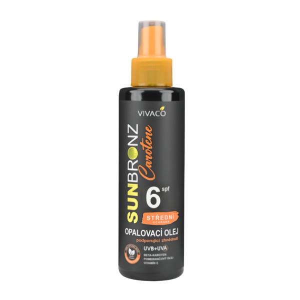 Vivaco Sun Bronz Opalovací olej Carotene OF6
