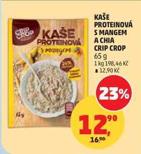KAŠE PROTEINOVÁ S MANGEM A CHIA CRIP CROP, 65 g  