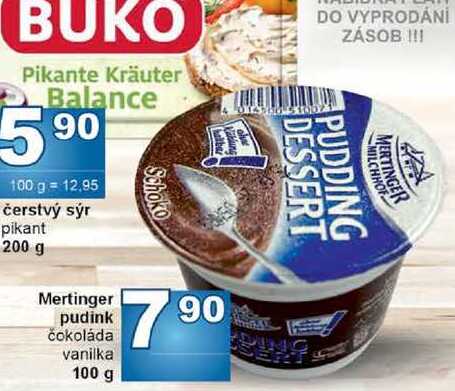 Mertinger pudink čokoláda vanilka 100 g