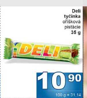 Deli tyčinka oříšková pistácie 35 g