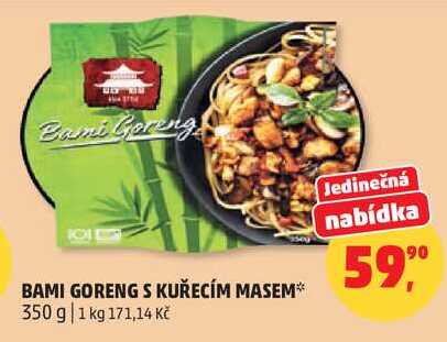 BAMI GORENG S KUŘECÍM MASEM, 350 g