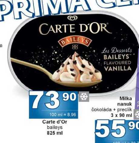Carte d'Or baileys 825 ml 