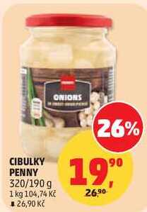 CIBULKY PENNY, 320/190 g