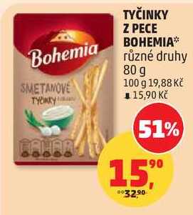 TYČINKY Z PECE BOHEMIA 80 g