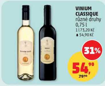 VINIUM CLASSIQUE, 0,75 l
