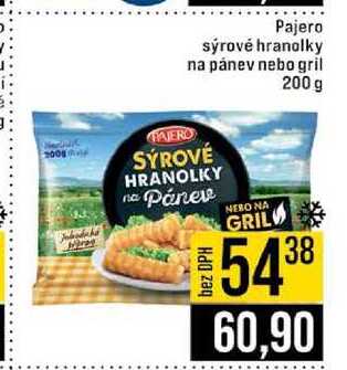 Pajero sýrové hranolky na pánev nebo gril 200 g