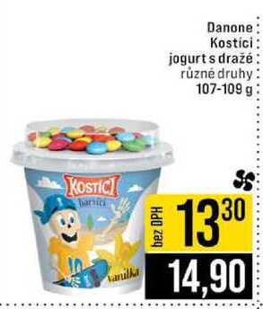 Danone Kostici jogurt s draže různé druhy 107-109 g