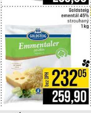 Goldsteig ementál 45% strouhaný 1kg