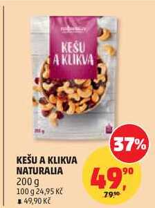KEŠU A KLIKVA NATURALIA, 200 g