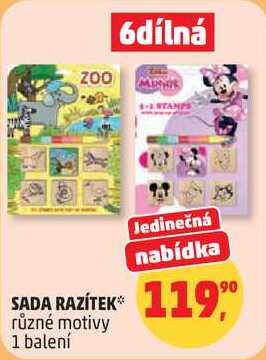 SADA RAZÍTEK, 6dílná