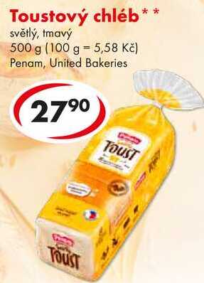 Toustový chléb, 500 g