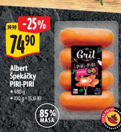 Albert Spekáčky PIRI-PIRI 480 g