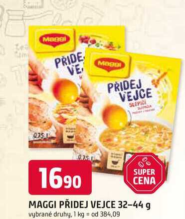 MAGGI PŘIDEJ VEJCE 32-44 g vybrané druhy