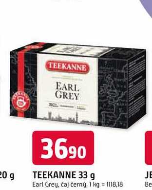 TEEKANNE 33 g Earl Grey, čaj černý