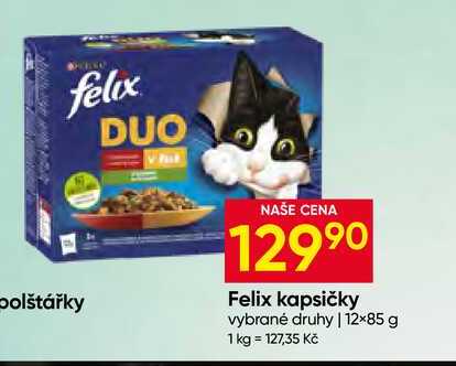 Felix kapsičky vybrané druhy 12×85 g