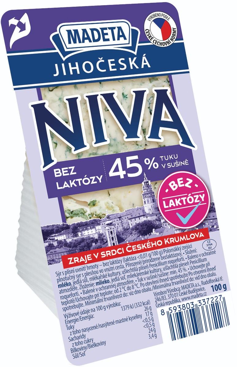 Madeta Jihočeská Niva 45%, 100 g