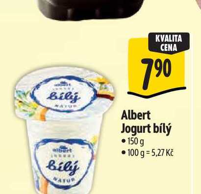 Albert Jogurt bílý 150 g