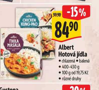 Albert Hotová jídla 400-430 g