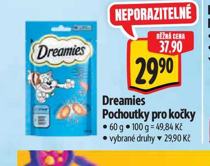 Dreamies Pochoutky pro kočky 60 g