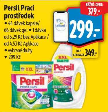 Persil Prací prostředek, 44 dávek kapsle/66 dávek gel