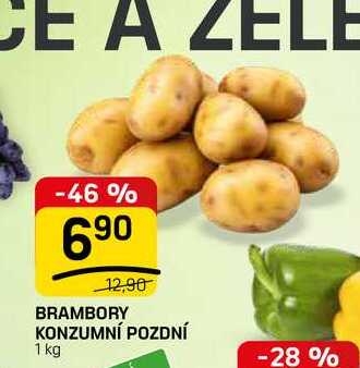BRAMBORY KONZUMNÍ POZDNÍ 1 kg
