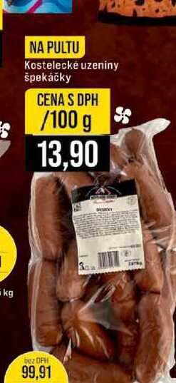 Kostelecké uzeniny špekáčky 100g