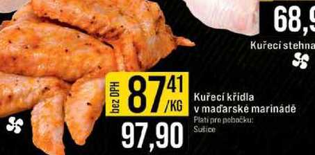 Kuřecí křídla v maďarské marinádě 1kg