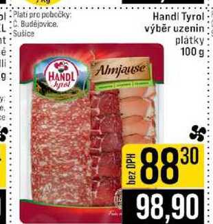 Handi Tyrol výběr uzenin plátky 100 g