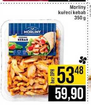 Morliny kuřecí kebab 350 g