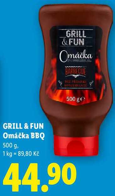 GRILL & FUN Omáčka BBQ, 500 g 