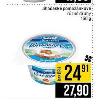 Jihočeské pomazánkové různé druhy 150 g