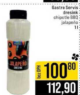 Gastro Servis dresink chipotle BBQ jalapeño 1l