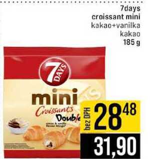 7Days croissant mini kakao+vanilka kakao 185 g