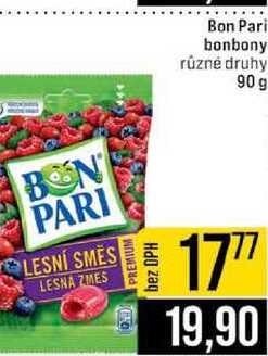 Bon Pari bonbony různé druhy 90 g