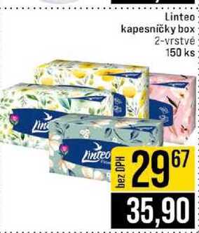 Linteo kapesničky box 2-vrstvé 150 ks