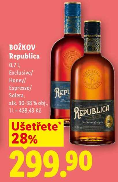 BOŽKOV Republica, 0,7 l