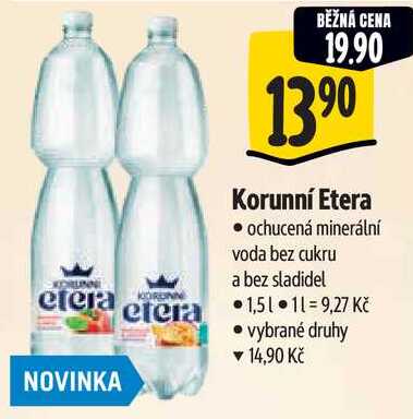 Korunní Etera, 1,5 l