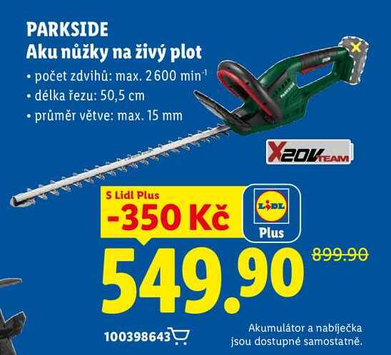 PARKSIDE Aku nůžky na živý plot