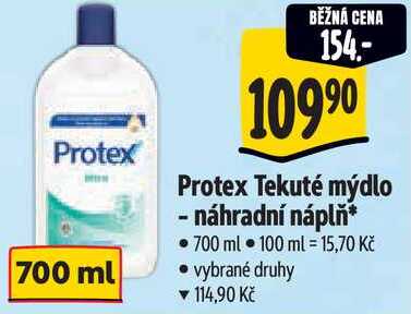 Protex Tekuté mýdlo - náhradní náplň, 700 ml