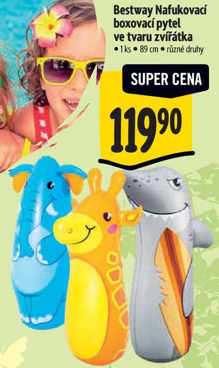 Bestway Nafukovací boxovací pytel ve tvaru zvířátka