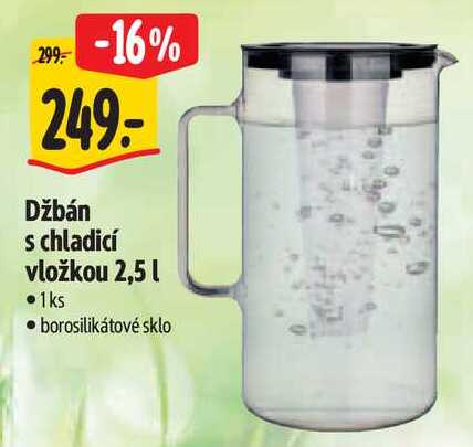 Džbán s chladicí vložkou 2,5 l 