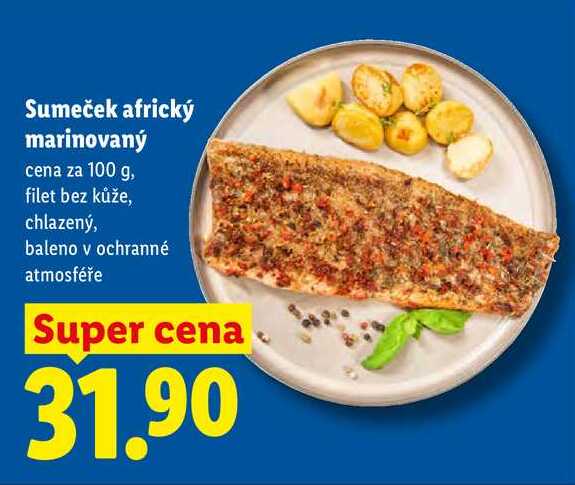 Sumeček africký marinovaný, cena za 100 g 
