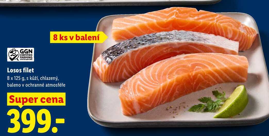 Losos filet, 8x 125 g