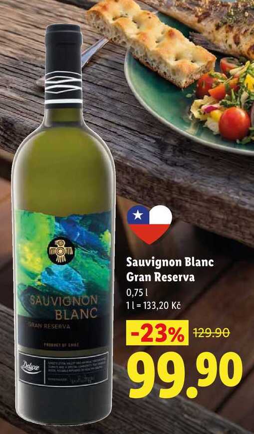 Sauvignon Blanc Gran Reserva, 0,75 l