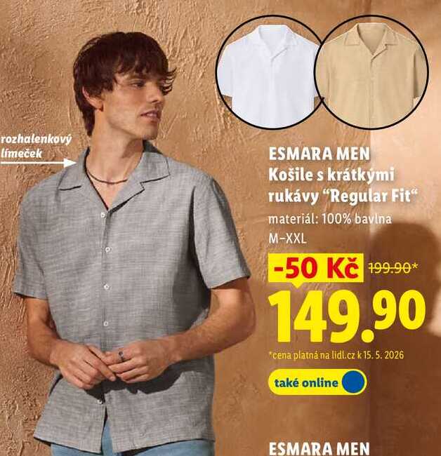 ESMARA MEN Košile s krátkými rukávy "Regular Fit"