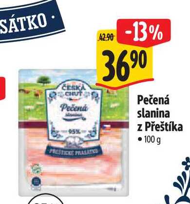 Pečená slanina z Přeštíka 100 g